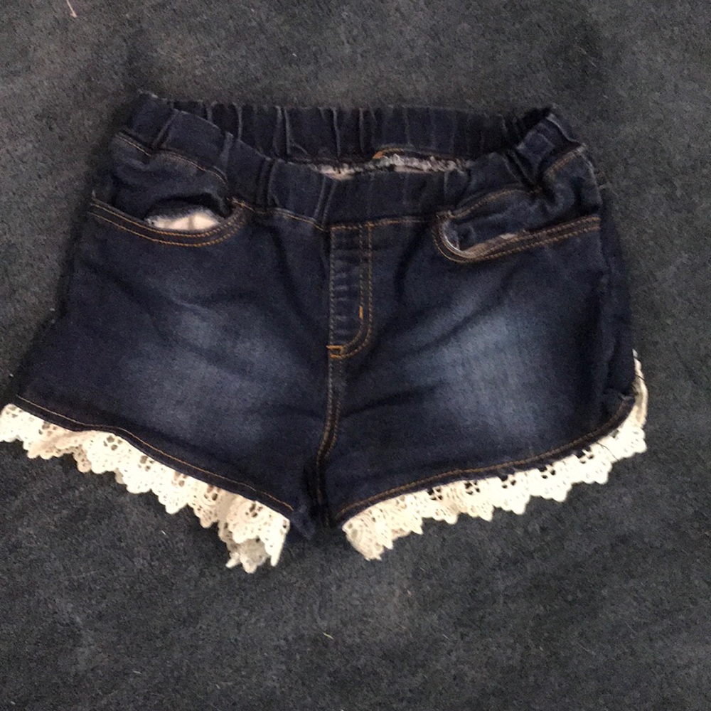 Girls shorts with cool designs on bottom